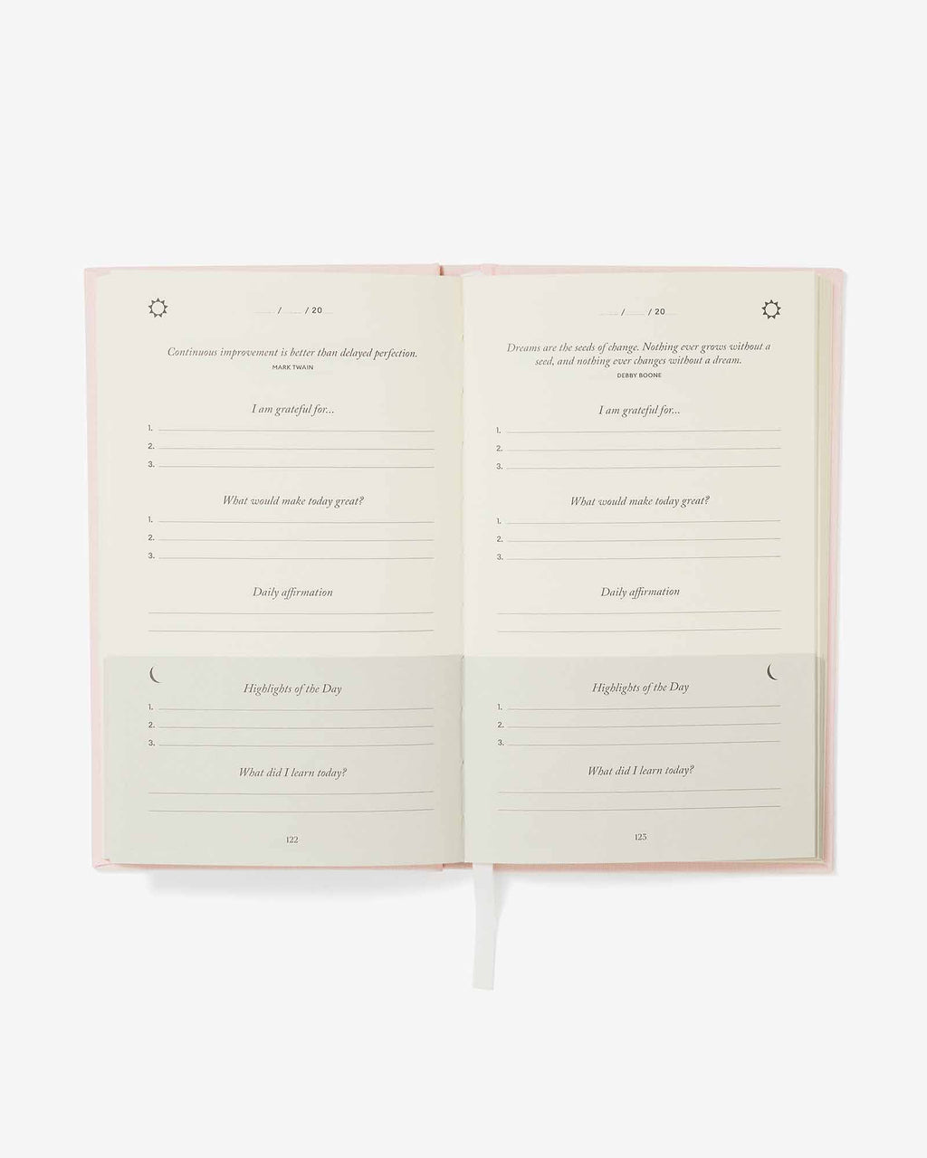 The Five Minute Journal - Blush Pink