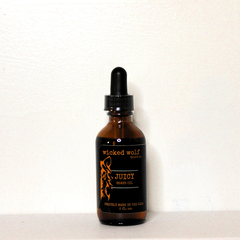 Wicked Wolf Juicy Beard Oil | Hydrating Beard Oil with Fresh Citrus