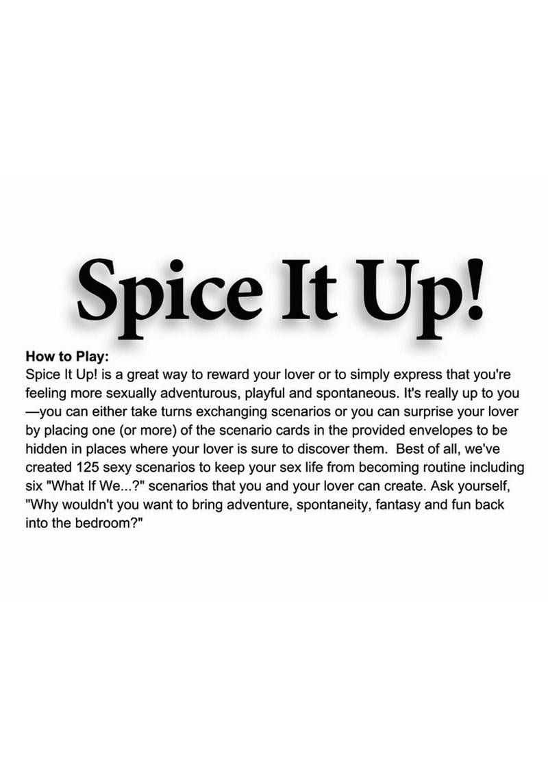 Behind Closed Doors Spice It Up! Card Game